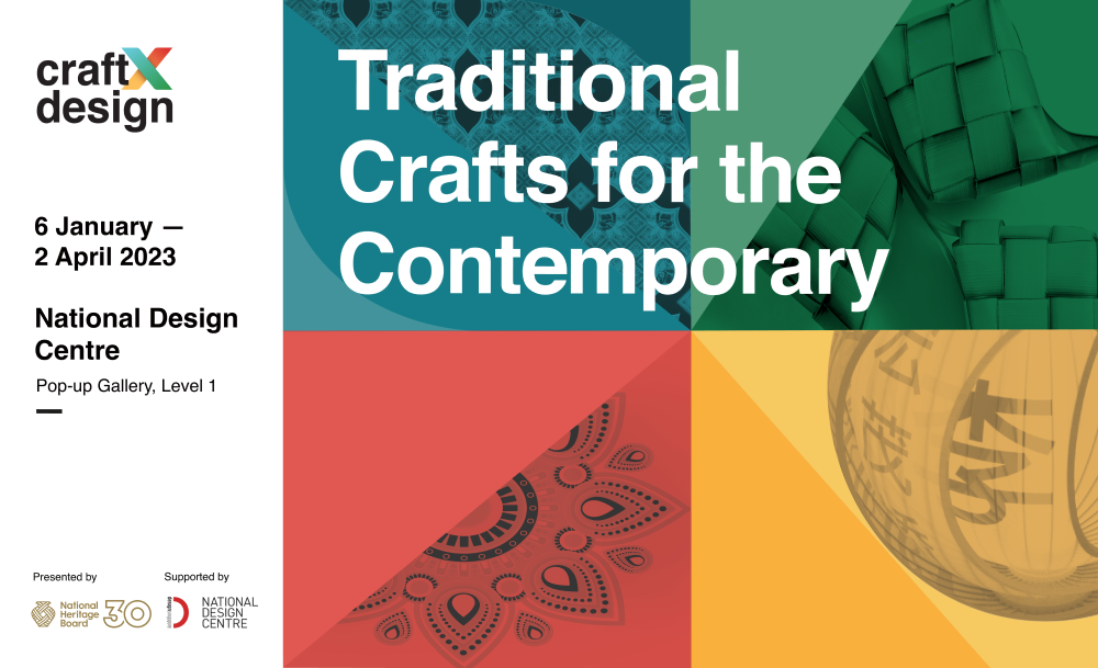 The Craft X Design project promoted by the National Heritage Board (NHB) in Singapore. 