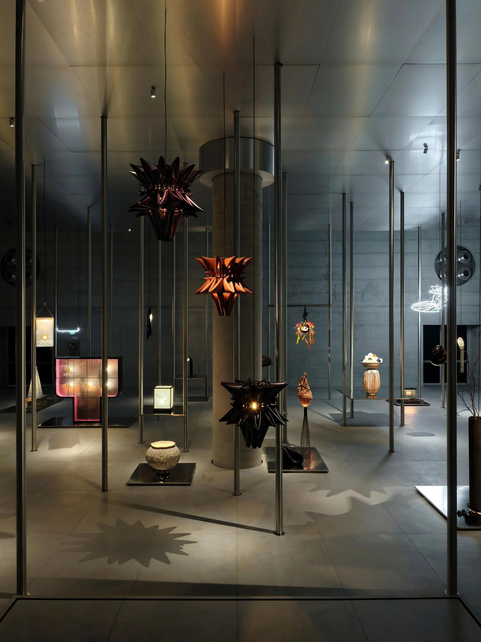 LOEWE Lamps exhibition at 2024 Milan Design Week (courtesy of Loewe).