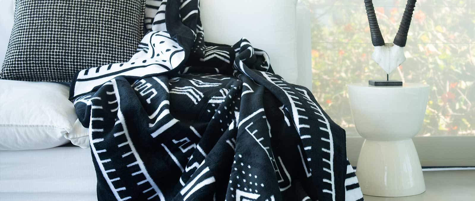 A Bogolanfini creation with 'contemporized' design patterns.