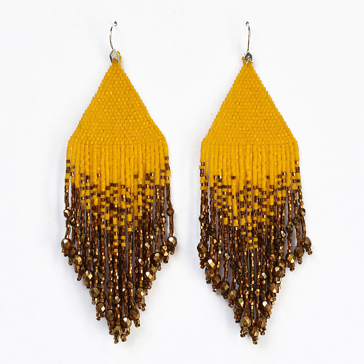 Huichol earrings (courtesy of Huichol Love). 