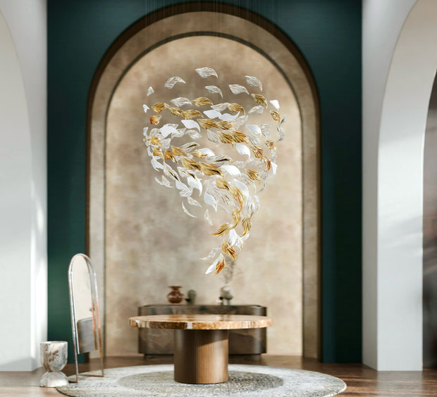 Hunat crystal lighting project